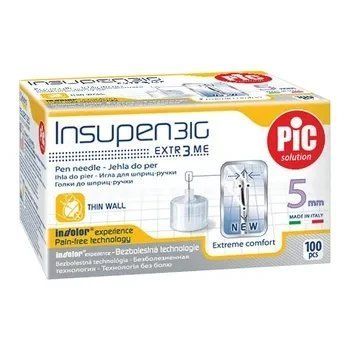 Голки для інсулінових шприц-ручок PiC Solution Insupen, 31G, 5 мм, 100 шт 2798245941 фото