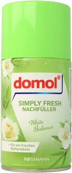 DOMOL Simply Fresh Змінний блок для автоматичного освіжувача повітря, White Balance 250 мл R 183040 фото