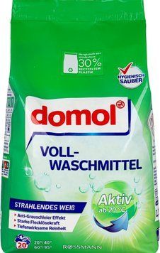 DOMOL Пральний порошок для білих тканин 1,35 кг 2841193223 фото