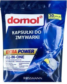 DOMOL Extra Power Капсули для посудомийної машини 30 шт. R 2079504 фото