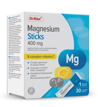 Магній Magnesium Sticks Dr. Max 400 mg, 30 стік-саше 2803502736 фото