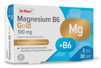 Магній Magnesium B6 Gold Dr. Max 30 таблеток 3023539172 фото