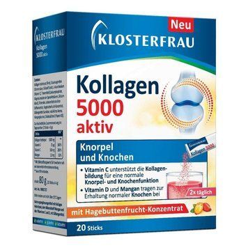 Клостерфрау колаген Klosterfrau Kollagen 5000 Aktiv 20 шт 2683000569 фото