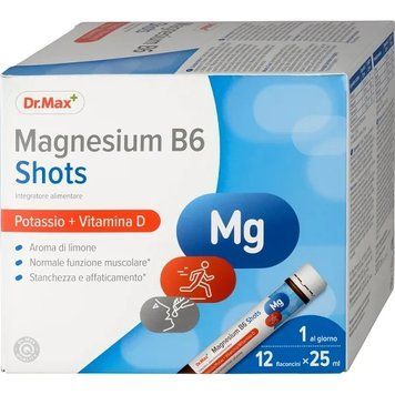 Магній B6 Shot Dr. Max 12 флаконів x 25 мл 2985966561 фото