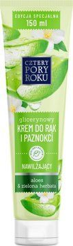 ЧОТИРИ ПОРИ РОКУ Зволожувальний крем для рук та нігтів з гліцерином, алое та зеленим чаєм 150 мл 3011194891 фото