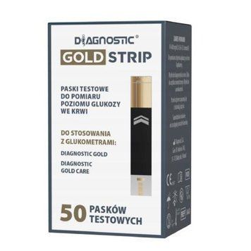 Тест-смужки Diagnostic Gold Strip 50 шт 2504143418 фото