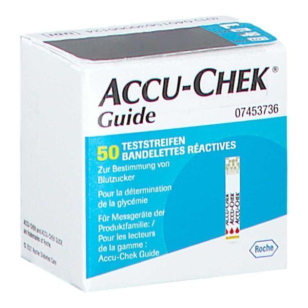 Тест-смужки Акку Чек Accu Chek Guide 50 шт 2807659818 фото