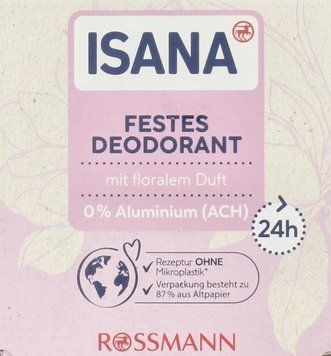 ISANA Жіночий дезодорант-твердий 24 години 45 г R 390121 фото