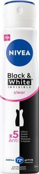 NIVEA Black & White Invisible Антиперспірант-спрей, 72 години, Clear 250 мл 2857025589 фото