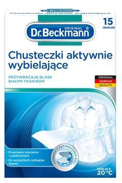 Серветки для прання DR BECKMANN Активне відбілювання (15 штук) 2843764380 фото