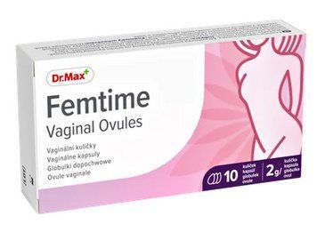Femtime Vaginal Ovules Dr. Max вагінальні супозиторії, 10 штук 3101467712 фото