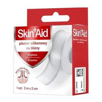 Skin Aid, силіконовий пластир від шрамів, 2 м x 2 см, 1 шт 2955911004 фото