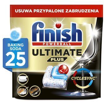 Капсули для посудомийних машин FINISH Powerball Ultimate Plus All in 1 з харчовою содою - 25 шт ME511802 фото