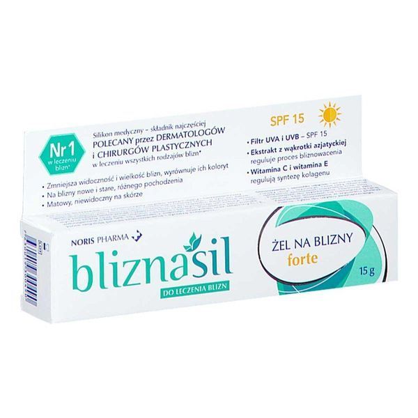 Гель від шрамів Bliznasil Forte SPF 15 блізнасил 15 г 2639389186 фото