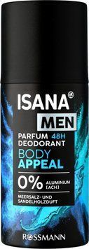 ISANA MEN Парфований дезодорант-спрей для чоловіків, 48 годин, для тіла R376739 фото
