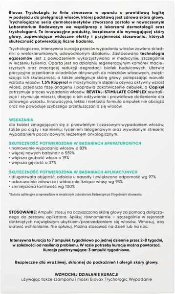 LBIOTICA BIOVAX Трихологічний препарат від випадання та збільшення густоти волосся&nbsp;для жінок&nbsp;7 x 5 мл 2928761946 фото