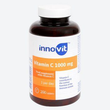 Вітамін С Witamina C 1000 mg Innovit 200 tabl 3069136883 фото