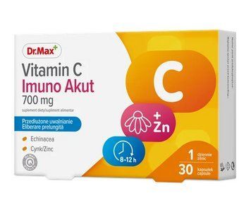 Dr.Max Vitamin C Imuno Akut Вітамін С Імуно Акут 30 капсул 3033154044 фото