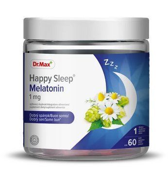 Желейки Happy Sleep Melatonin Dr. Max мелатонін, 60 штук 3033447631 фото