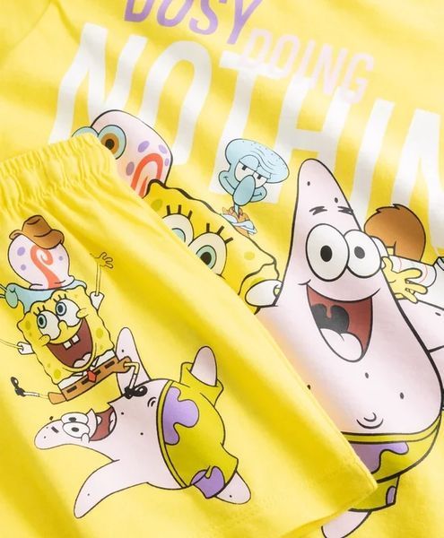 Піжама для дівчаток SpongeBob, 100% бавовна 3091779441 фото