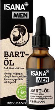 ISANA MEN Олія для бороди з аргановою та жожоба оліями 30 мл 3072223482 фото