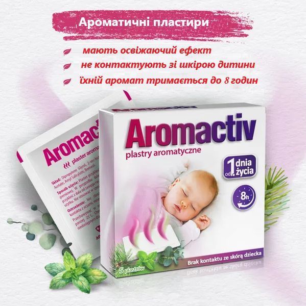 Аромактив Aromactiv+ пластирі 5шт 2827527547 фото